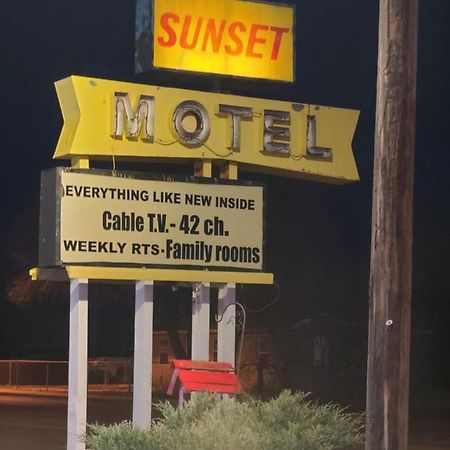 Sunset Motel Santa Rosa, Nm ภายนอก รูปภาพ